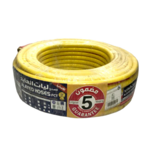Alayed Hose – Yellow/Green With Red Line – 3/4" × 50 M