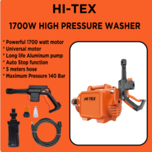 Hi-Tex 3 Pressure Washer 1700W [140 Bar]