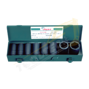 Hans Deep Impact Socket Set 8 Pieces – 3/4" Drive – 86608M/A
