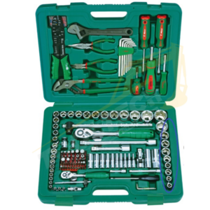 Hans Industrial Tool Kit 158 Pieces – 1/4" & 1/2" Drive – TK-158